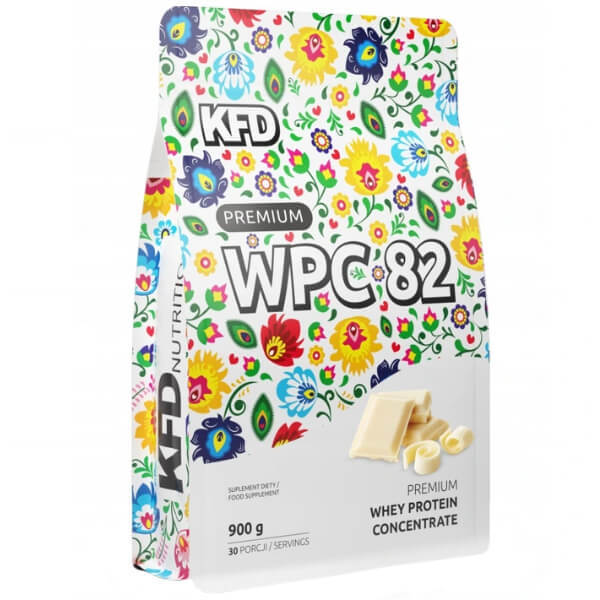 KFD Premium WPC 82, aromă de ciocolată albă, 900 g