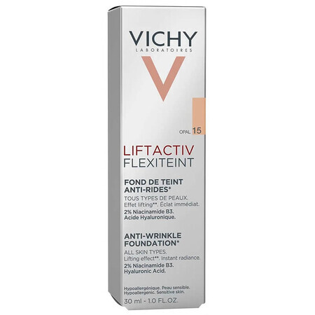 Vichy Liftactiv Flexiteint, fond de ten netezitor de riduri, 15 Opal, 30 ml