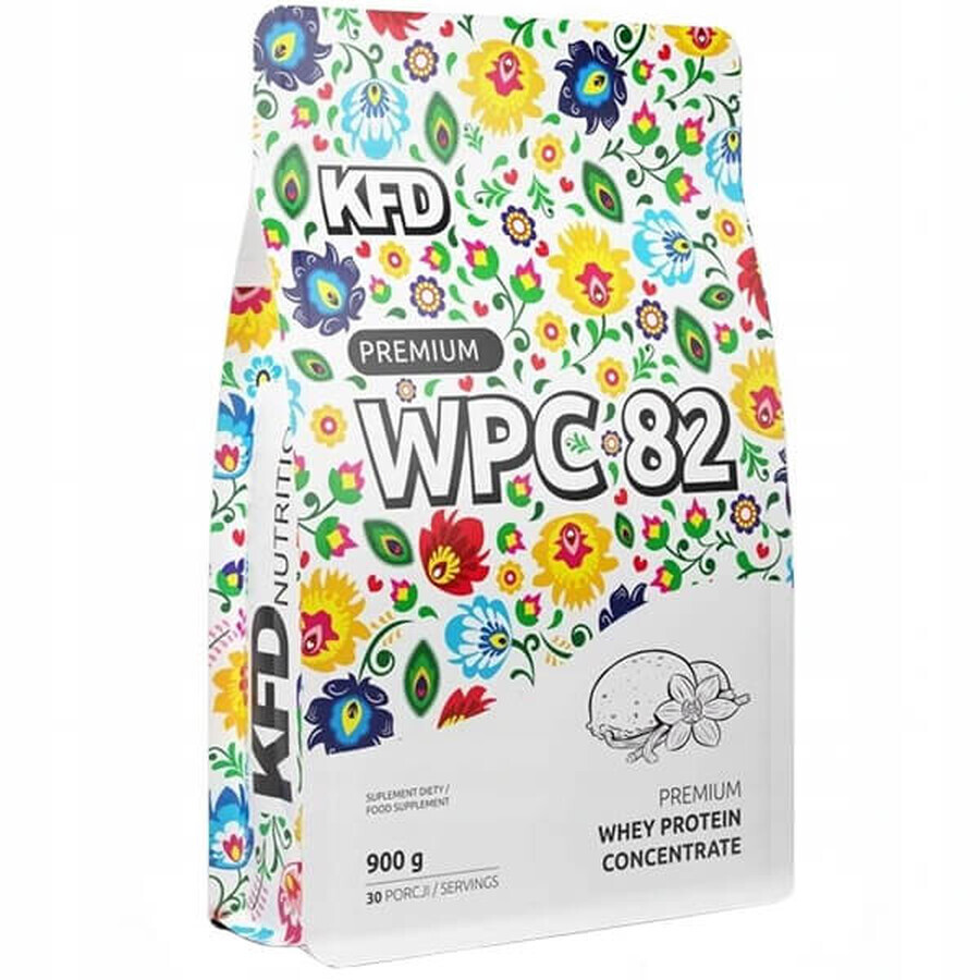 KFD Premium WPC 82, aromă de înghețată de vanilie, 900 g