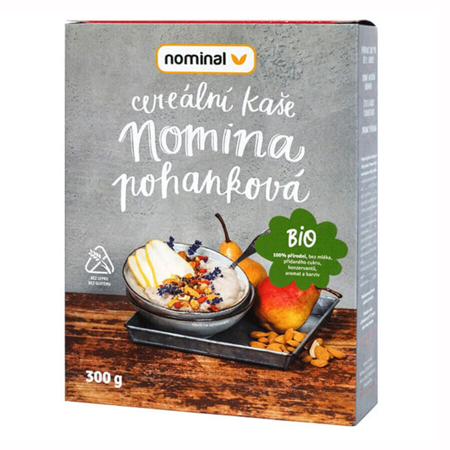 Nominal Bio Nomina boekweitpap, glutenvrij, 300 g