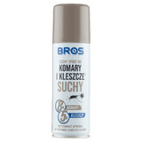 Bros, spray uscat pentru țânțari și căpușe, DEET 25%, 90 ml