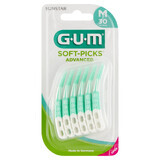 Sunstar Gum, Soft-Picks Advanced, perii interdentare, medii, 30 bucăți