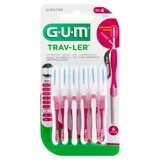 Sunstar Gum Trav-Ler, scovolino per spazi interdentali, 1,4 mm, 6 pezzi