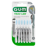 Sunstar Gum Trav-Ler, scovolino per spazi interdentali, 2,0 mm, 6 pezzi