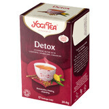 Yogi Tea Detox, thé détox BIO, 1,8 g x 17 sachets