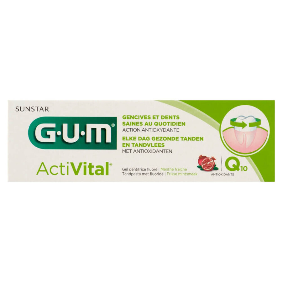 Sunstar Gum ActiVital, pastă de dinți, 75 ml