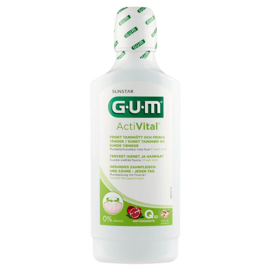 Sunstar Gum ActiVital collutorio, 500 ml