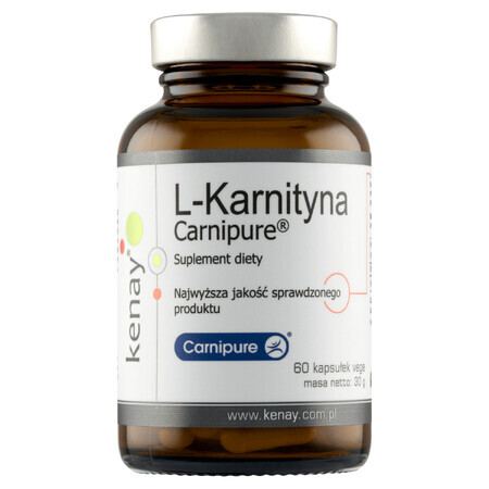 Kenay L-Carnitina pura, 60 capsule