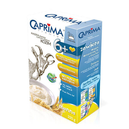 Caprima Semolă Premium cu lapte integral de capră, după 6 luni, 225 g