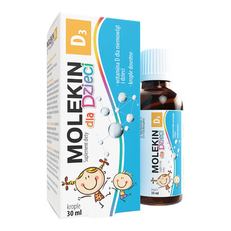 Molekin D3 voor kinderen druppels, 30 ml