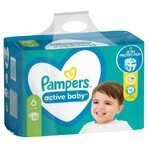 Pampers Active Baby, couches, taille 6, 13-18 kg, 96 pcs