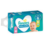 Pampers Active Baby, couches, taille 4, 9-14 kg, 132 pcs