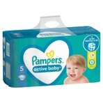 Pampers Active Baby, couches, taille 5, 11-16 kg, 110 pcs