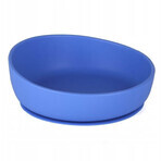 Doidy Bowl, bol cu ventuză, silicon, albastru, 1 buc