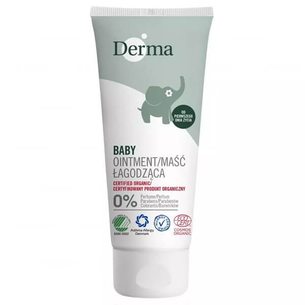 Derma Eco Baby, unguent calmant, 100 ml + cremă de îngrijire, 100 ml, + șampon-săpun, 150 ml + șervețele umede, 64 bucăți