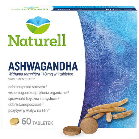 Naturell Ashwagandha, 60 comprimate