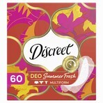 Discreet compresas, Deo, Summer Fresh, 60 unid.