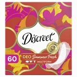 Tampoane sanitare Discreet, Deo, Summer Fresh, 60 buc