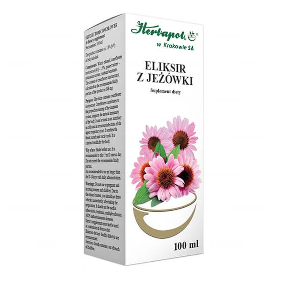 Herbapol Elixir de Echinacea, lichid, 100 ml