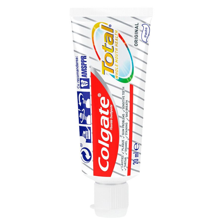 Colgate Total Original, pastă de dinți, 20 ml