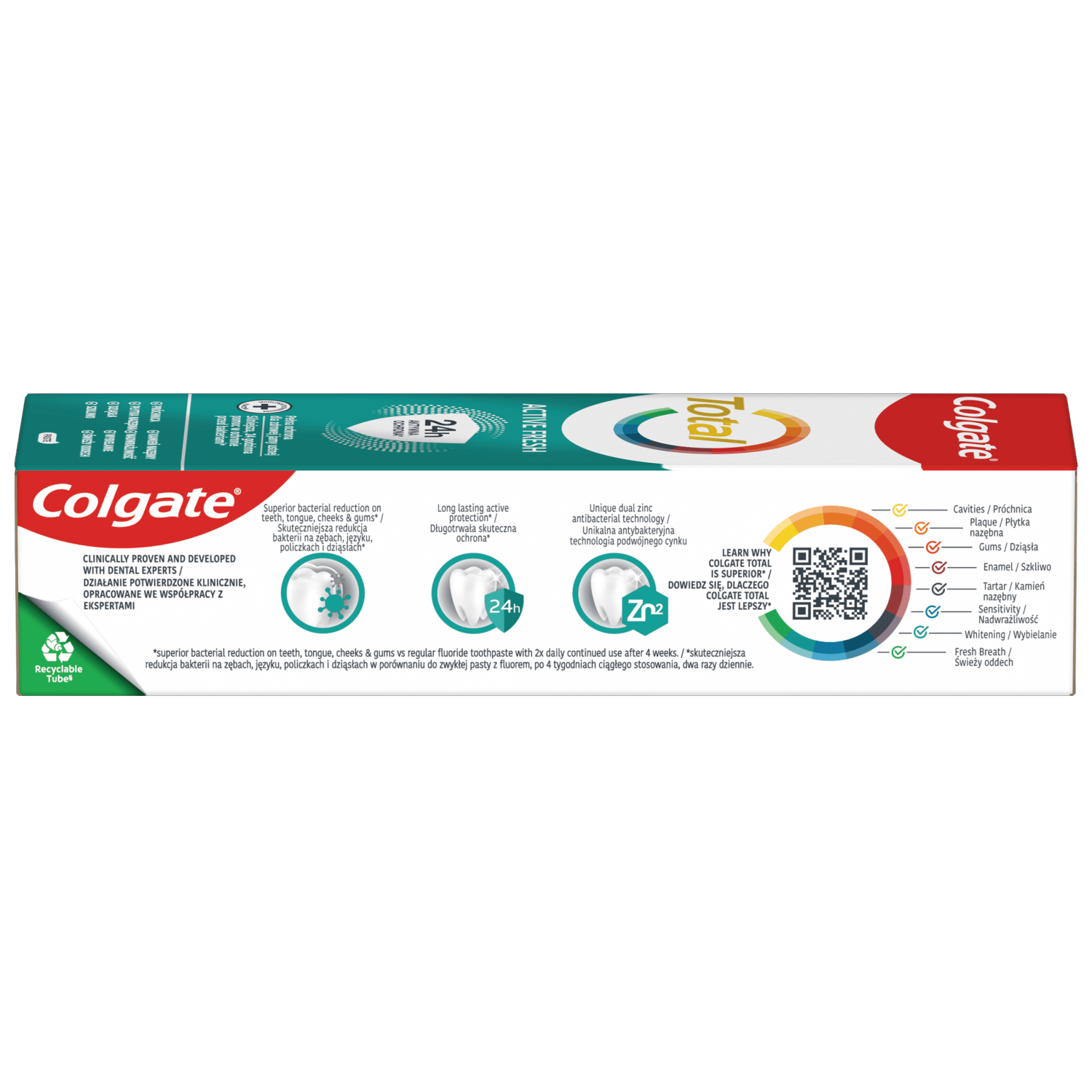 Pasta de dinți Colgate Total Active Freshness, 75 ml