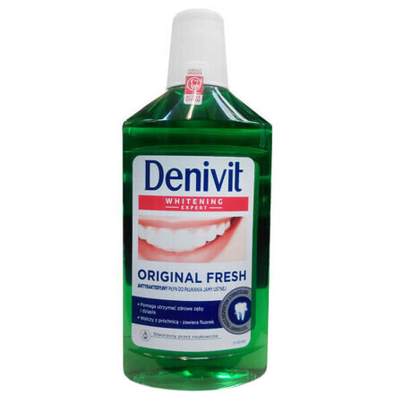 Denivit, enjuague bucal, Original Fresh Whitening Expert, 500 ml