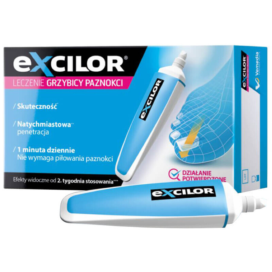 Excilor Tratament pentru ciuperca unghiilor, stick, 3.3 ml