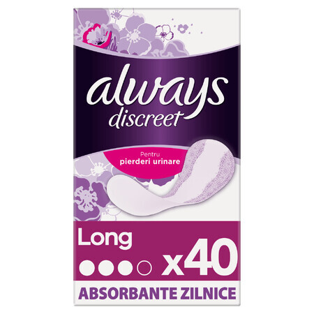 Always Discreet, assorbenti per incontinenza, lunghi, 40 pezzi