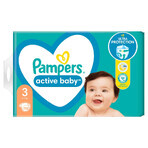 Pampers Active Baby, couches, taille 3, 6-10 kg, 152 pcs