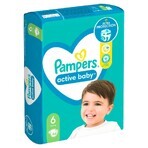 Pampers Active Baby, couches, taille 6, 13-18 kg, 44 pcs