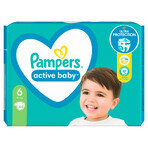 Pampers Active Baby, couches, taille 6, 13-18 kg, 44 pcs