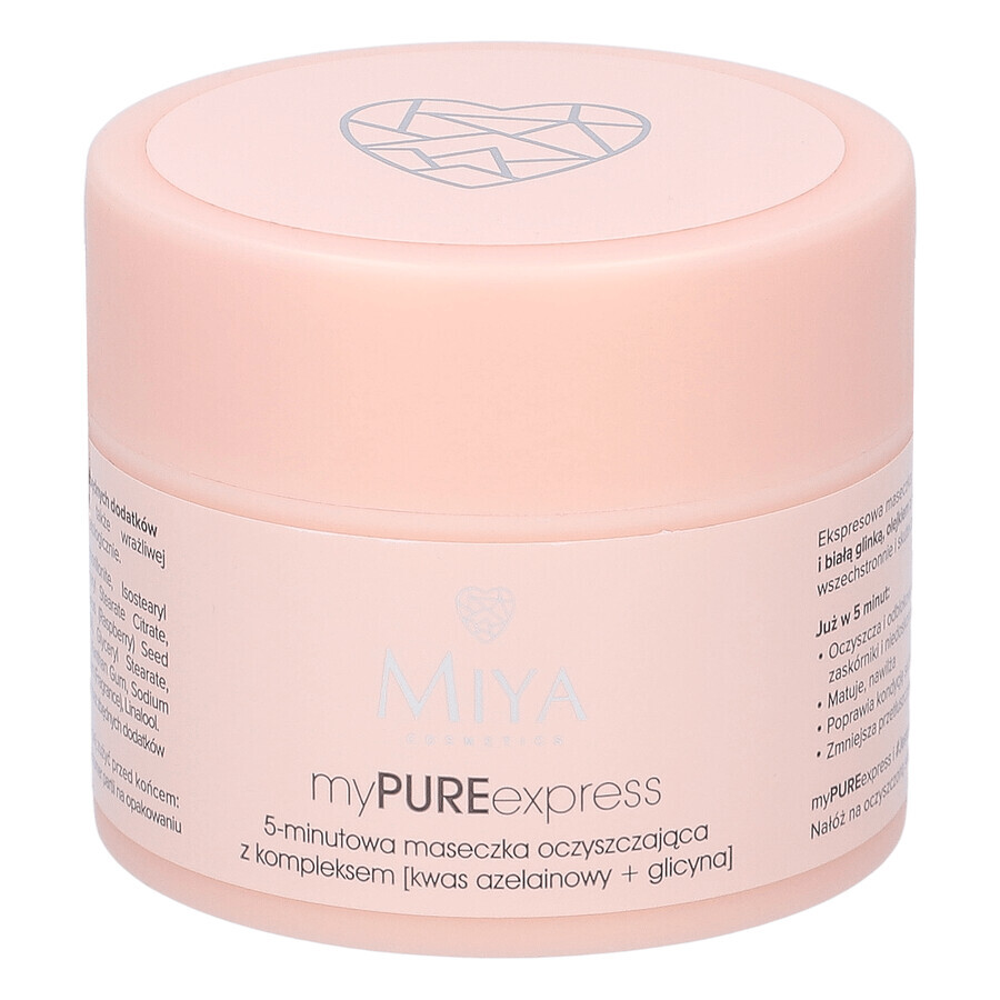 Miya myPUREexpress, masque nettoyant en 5 minutes, 50 g