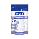 On Line, hypoallergenic liquid soap, stock, 500 ml