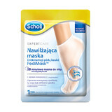 Scholl PediMask, mască hidratantă pentru picioare cu ulei de macadamia, 1 pereche