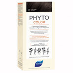 Phyto Color, vopsea de păr, 5 castan deschis, 50 ml