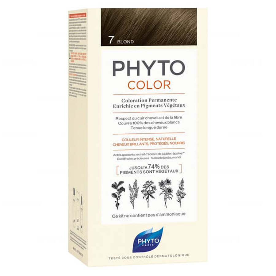 Phyto Color, vopsea de păr, 7 blond