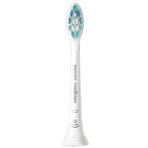 Philips, vârfuri de schimb pentru periuța de dinți sonică Sonicare C2 Optimal Plaque Defence, HX9024/10, alb, 4 bucăți