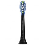 Philips, vârfuri de schimb pentru periuța de dinți sonică Sonicare C3 Premium Plaque Defence, HX9044/33, negru, 4 bucăți