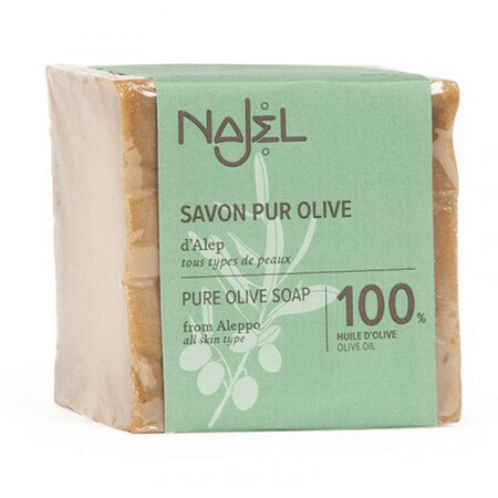 Najel, savon d'Alep, 100% huile d'olive, 200 g