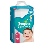 Pampers Active Baby, couches, taille 4+, 10-15 kg, 120 pcs