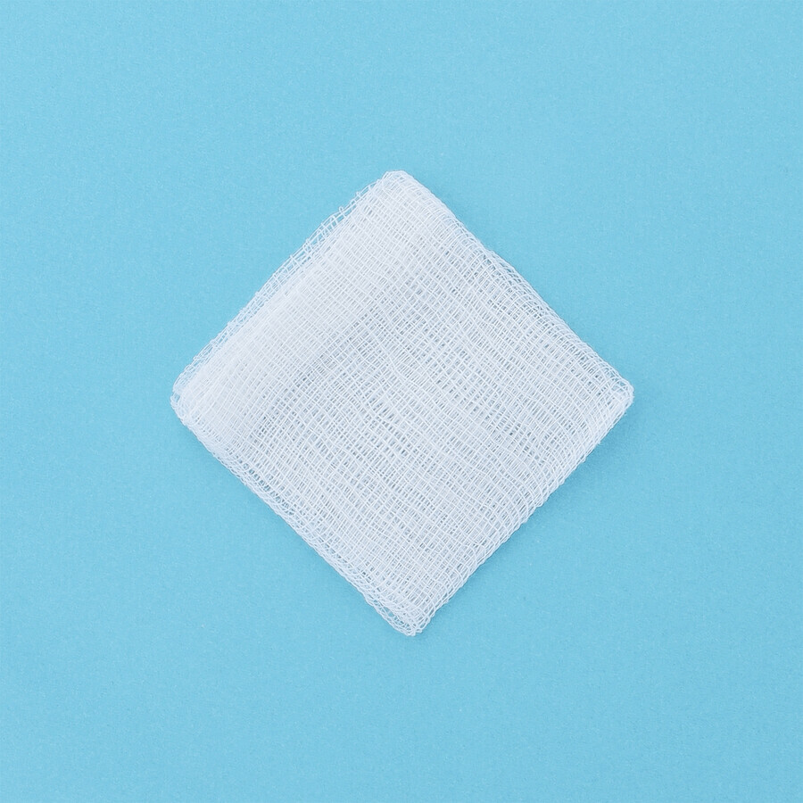 SEMA Protect, sterile gauze pads, 17 threads, 12 layers, 5 cm x 5 cm, 3 pieces