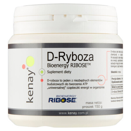 Kenay D-Ribose Bio-energie Ribose, 150 g