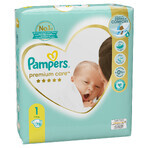 Pampers Premium Care, scutece mărimea 1, 2-5 kg, 78 buc