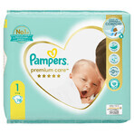 Pampers Premium Care, scutece mărimea 1, 2-5 kg, 78 buc