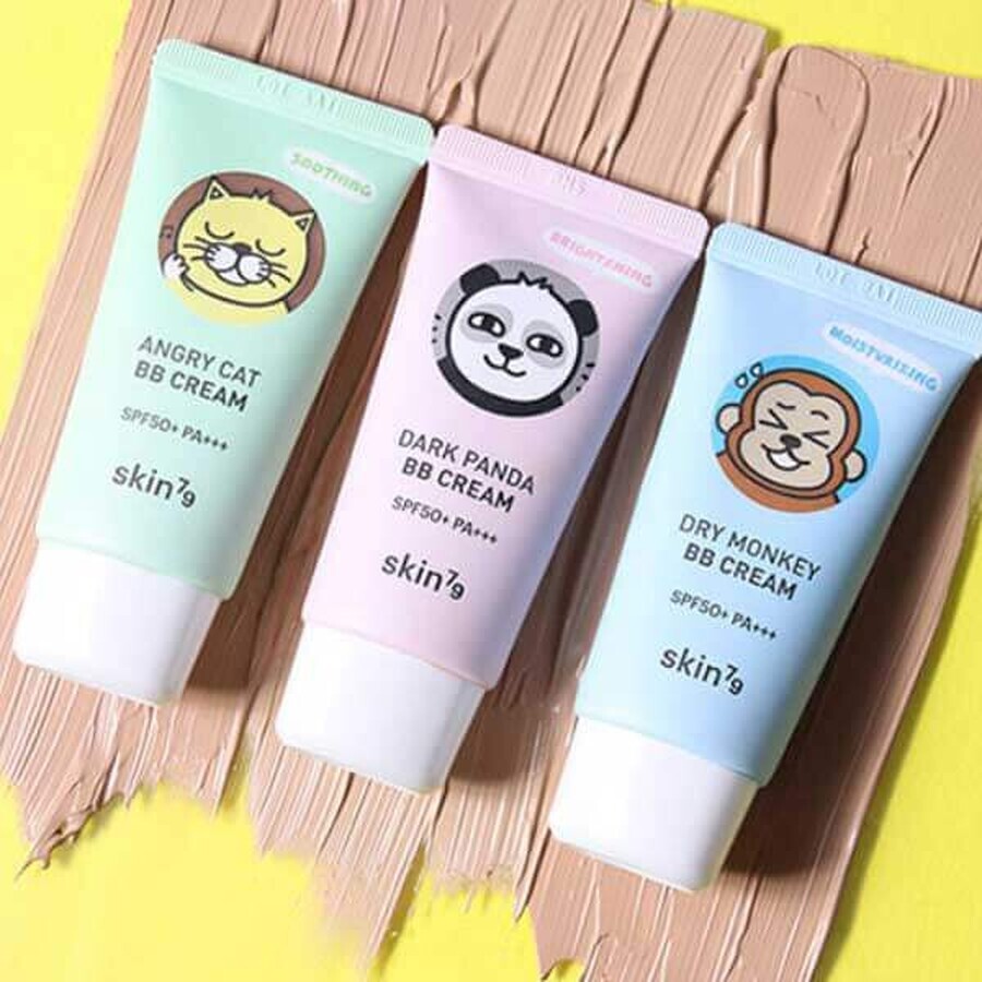 Skin79 Animal Dark Panda, BB cream iluminator, bej deschis, SPF 50+, 30 ml