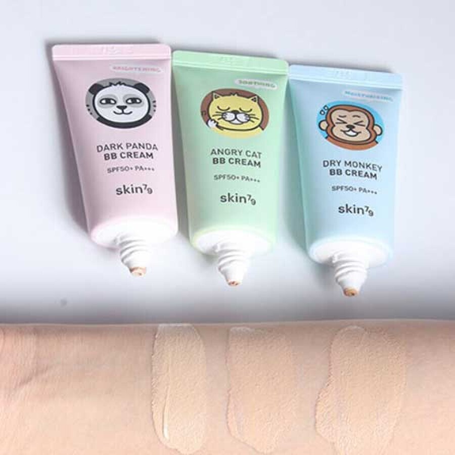 Skin79 Animal Dark Panda, BB cream iluminator, bej deschis, SPF 50+, 30 ml