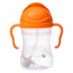 B.Box, bottle with straw, orange, from 6 months, 240 ml