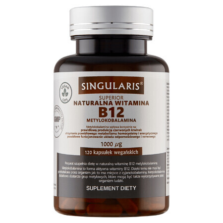 Singularis, Vitamina B12 Metilcobalamina, 120 cápsulas