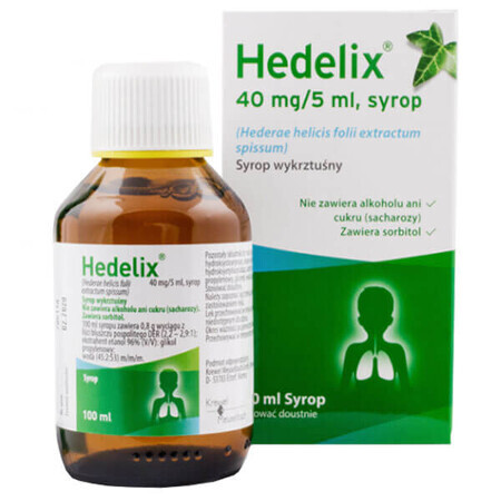 Hedelix 40 mg/5 ml, sirop, 100 ml