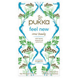 Pukka Feel New Organic, ceai de fructe și plante, anason, fenicul și cardamom, 2 g x 20 pliculețe